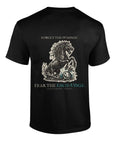 Each-Uisge Kelpie Halloween T-Shirt, Scottish Folklore Woodcut Print, Samhain Gift