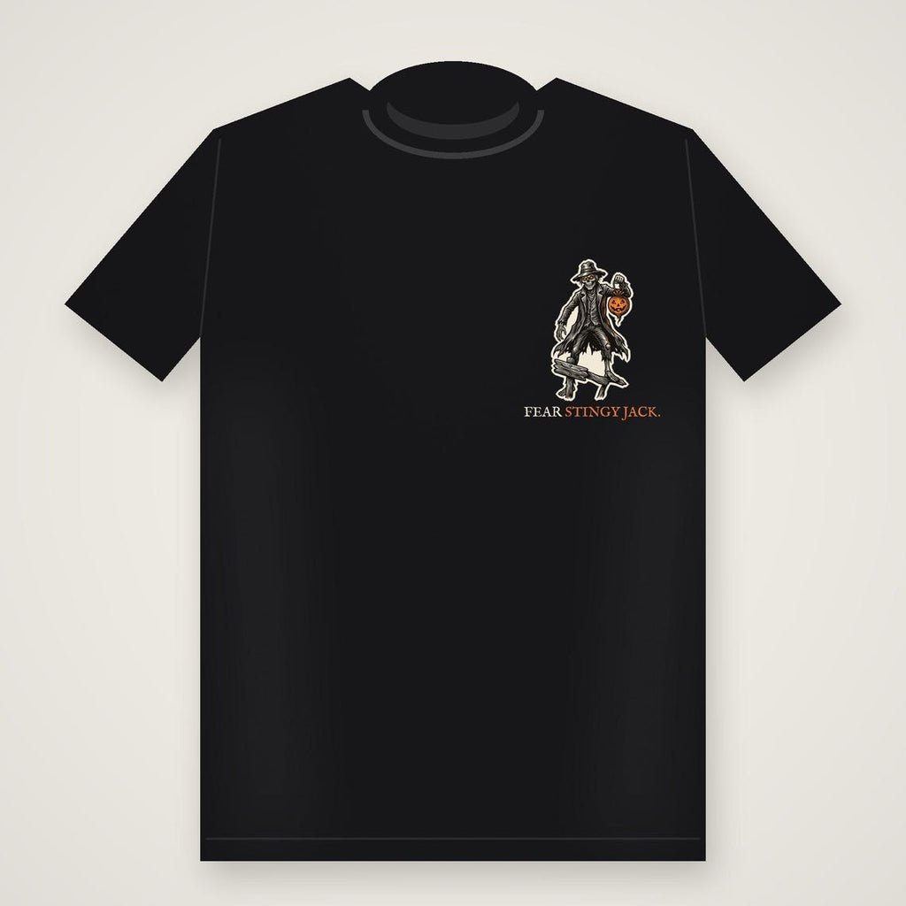 Stingy Jack Halloween T-Shirt, Irish Folklore Woodcut Print, Oíche Shamhna Gift
