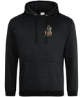 Jinny the Witch Halloween Hoodie, Manx Folklore Woodcut Print, Hop-tu-Naa Gift