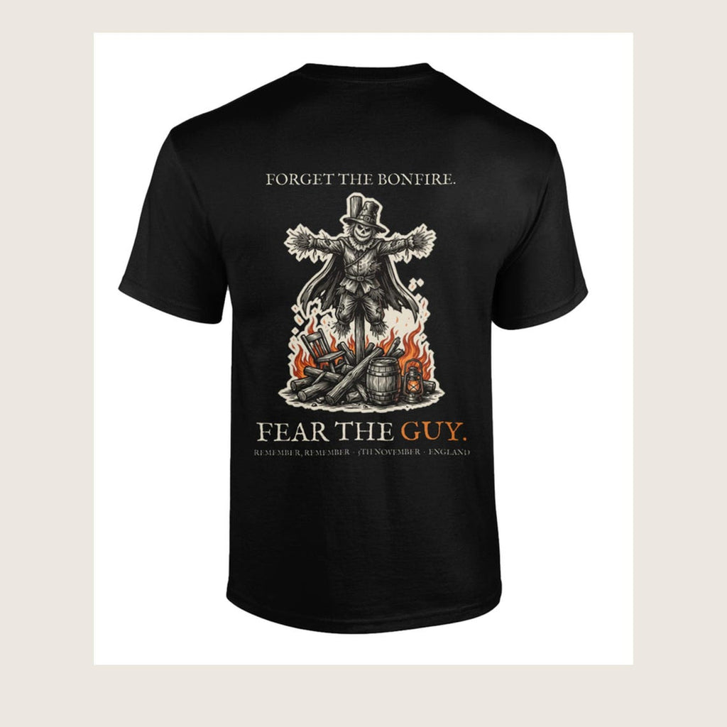 Guy Fawkes T-Shirt, Bonfire Night Folk Horror T-Shirt, 5th November Gift | Forget The Pumpkin
