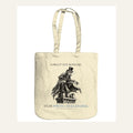Spring-Heeled Jack Tote Bag, British Folklore Horror, Woodcut Style (Organic Cotton)