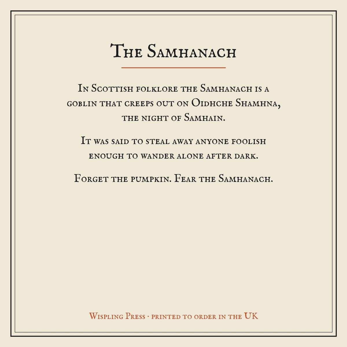 Samhanach artwork detail