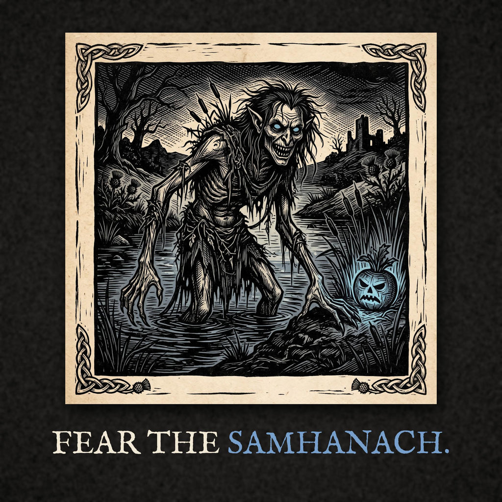 Samhanach hoodie detail