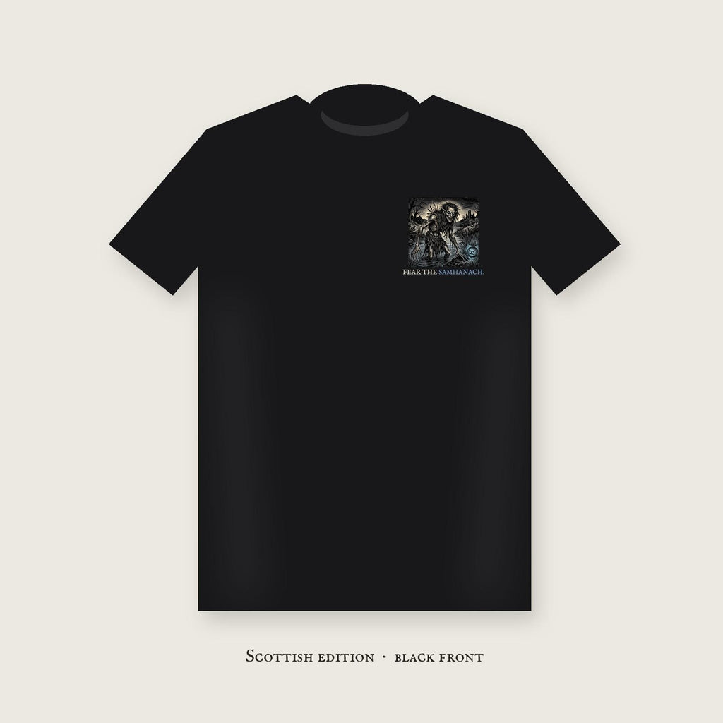Samhanach t-shirt detail