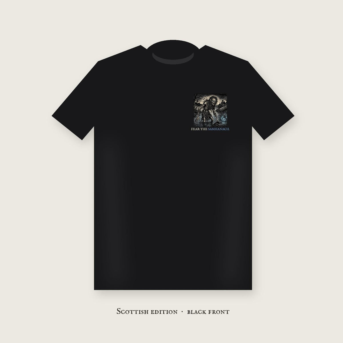 Samhanach t-shirt detail