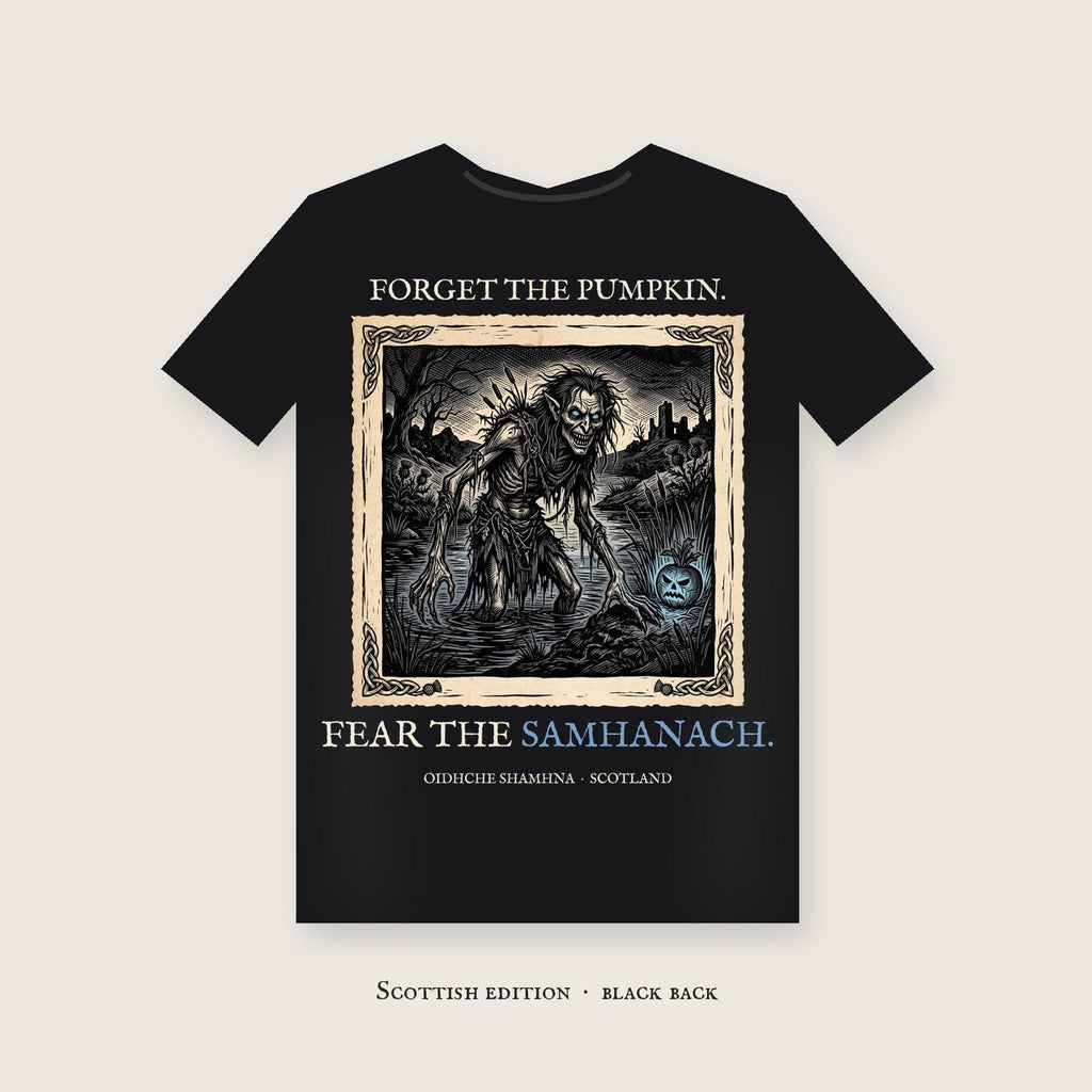 Samhanach t-shirt detail